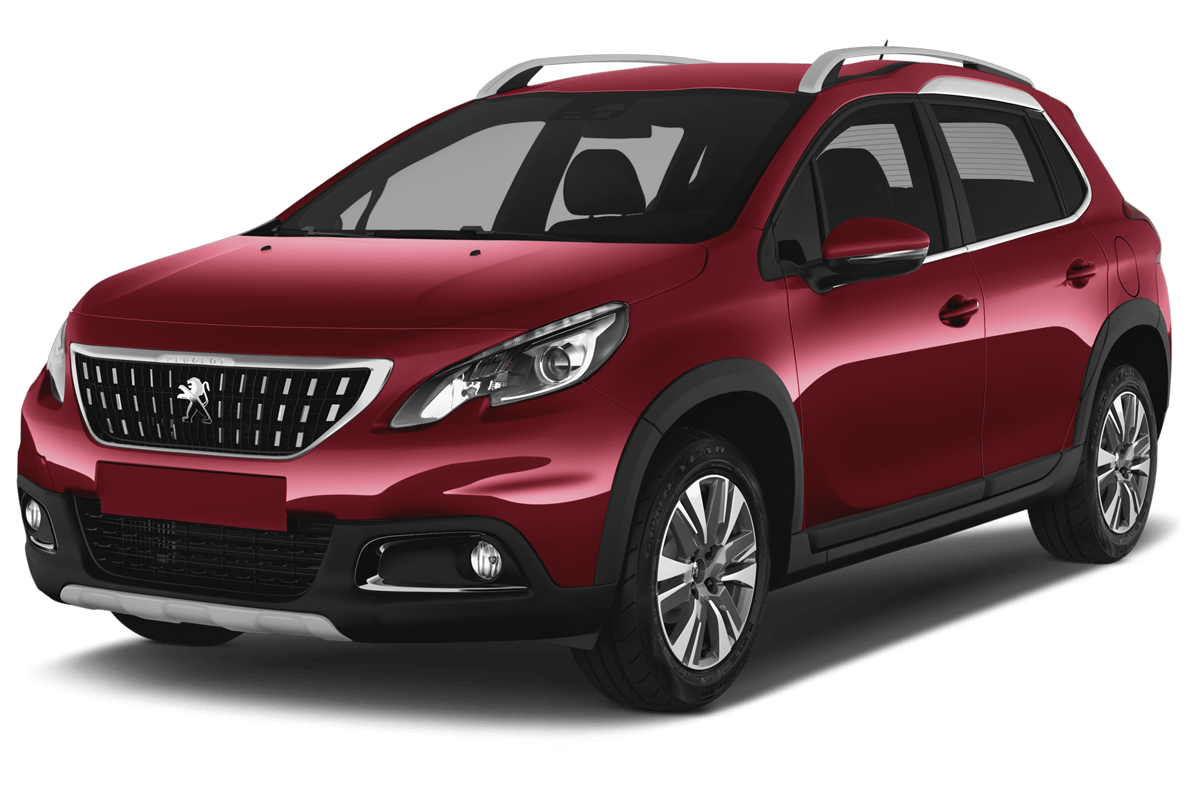 Red Peugeot 2008