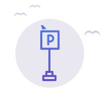 B2B parking icon