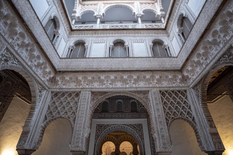 Intérieur de l'Alcazar de Séville