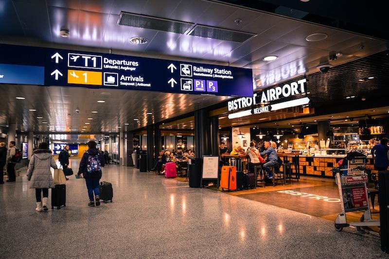 Restaurant dans un aéroport