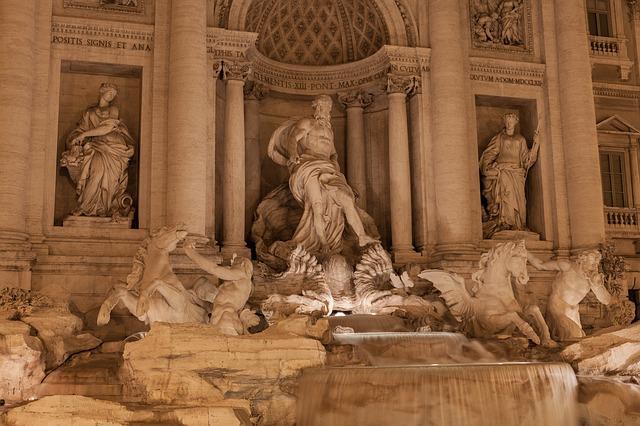 fontana di trevi, roma